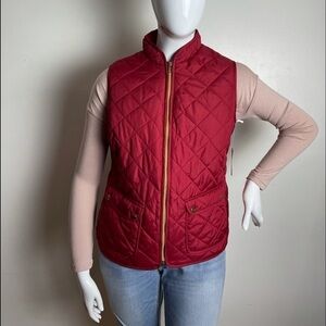 ⭐️St. John's Bay women’s Quilted‎ Vest red size OX